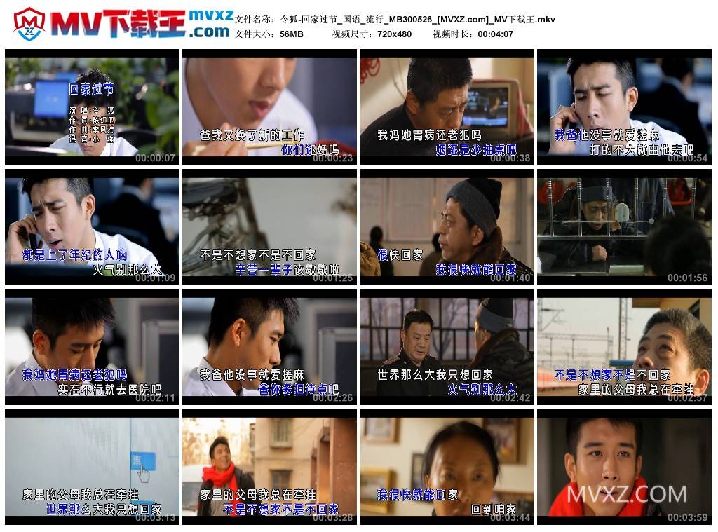 令狐-回家过节_国语_流行_MB300526